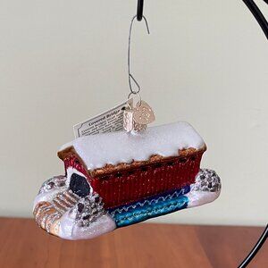 Old World Chrismas Covered Bridge Ornament